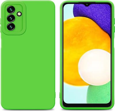 Cadorabo Hoesje geschikt voor Samsung Galaxy A13 5G in FLUID GROEN - Beschermhoes gemaakt van flexibel TPU silicone Cover Fluid Case