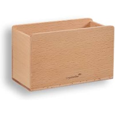 Whiteboard-accessoirehouder Legamaster WOODEN, magnetisch, belastbaar tot 400 g, B 150 x D 71 x H 90 mm, beukenhout, gelakt