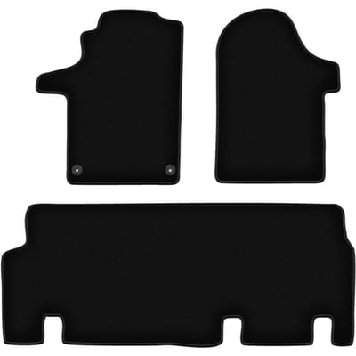 BASIC zwarte velours matten voor: Mercedes Vito W447 bestelbus (2014-)
