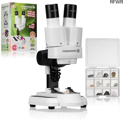 RFWR® Stereomicroscoop met 20x/50x vergroting voor jonge ontdekkers