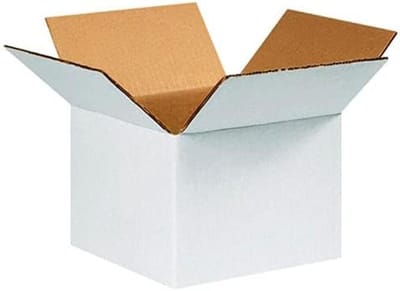 Verhuisdozen - Verpakking dozen - Veilig opbergen - Licht en robuust - 25x20x15 cm - Wit
