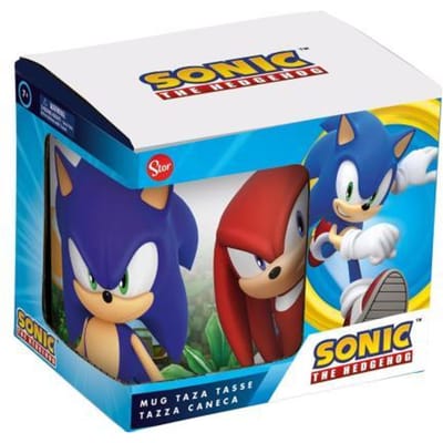 Sonic the hedgehog keramiche mok / drinkbeker - 325 ml - Gift box