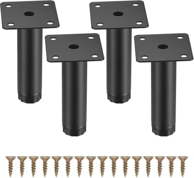 Verstelbare meubelpoten 10 cm - 4 stuks metalen kastpoten voor meubels zoals bank, tafel, bureau en keuken