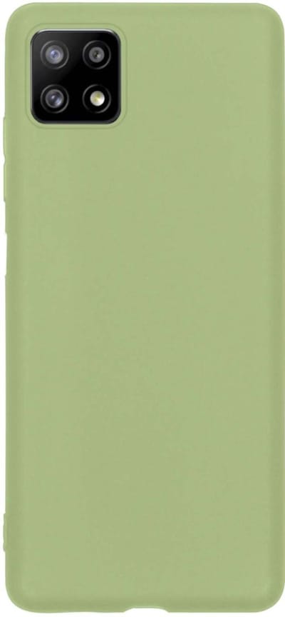Hoes - Geschikt voor Samsung Galaxy A22 4G - Sterk & Shockproof - Hoesje Cover - Siliconen Case - Lila