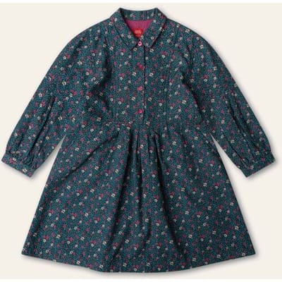 Oilily Delice Jurk- maat104/4yr Deep Teal