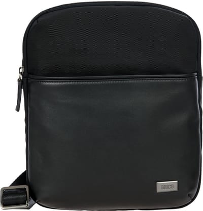 BRIC'S Schoudertas Tabletzak Monza Tracolla Black / Black Zwart