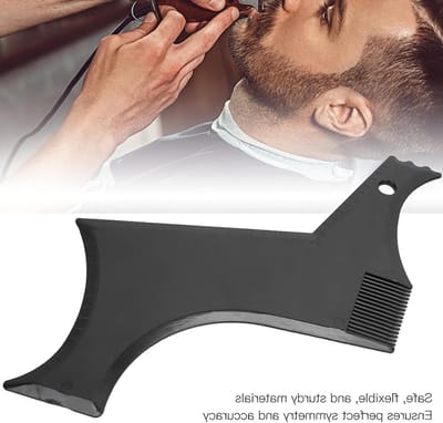 Beard Shaping Tools voor Perfecte Baardvorm, Stijlvol Baardtemplate voor Nauwkeurig Trimmen en Stylen van Baarden