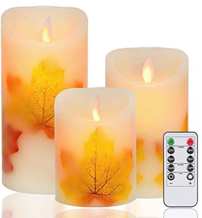 Vlamloze Wax Kaarsen met Afstandsbediening - Flikkerend Licht en Timer Functie voor Sfeervolle Decoratie