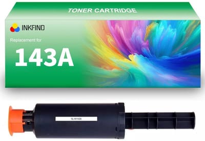 INKFIND 143A (W1143A) Zwart tonercartridge compatibel met HP 143A W1143A Zwart geschikt voor HP Neverstop Laser 1001nw/MFP 1201n/1202nw - 1-pack Zwart
