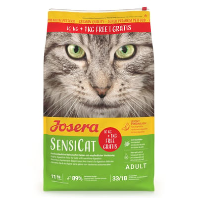 JOSERA Sensicat - dry cat food - 10kg +1 kg