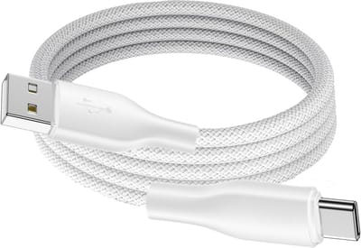 USB A naar USB C Kabel - 1 Meter - Nylon - Geschikt voor Android Auto en Apple CarPlay ( iPhone 15 en iPhone 16 )