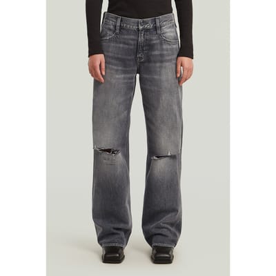 G-Star Judee Loose  Jeans Grey Maat: W27L32 | Wijde Broeken Outlet | Dames | Grijs