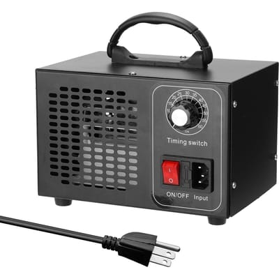 Purificateur portatif de filtre à air de générateur de machine d'ozone avec l'ozonateur d'ozoniseur de commutateur de synchronisation pour la maison 32g-US multicolore