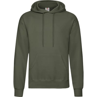 Fruit of the Loom Heren Klassieke Hoodie (Klassieke Olijf)