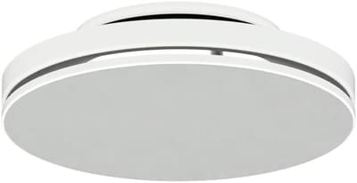 Plafondrooster Staal - Ventilatie Uitlaat - Luchtcirculatie Verbeteren - Ronde Uitblaas - 125 mm - Wit