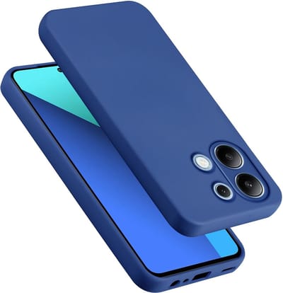 Cadorabo Hoesje geschikt voor Redmi Note 13 4G in LIQUID BLAUW - Beschermhoes gemaakt van flexibel TPU silicone Case Cover