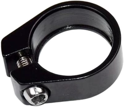 Fietszadelklem - Zadelpenklem - Zadelhoogte Aanpassen - Lichtgewicht Aluminium - 254 mm - Zwart