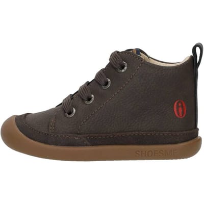 Baby | Veterschoenen | Jongens | Dark Brown | Leer | Shoesme | Maat 20