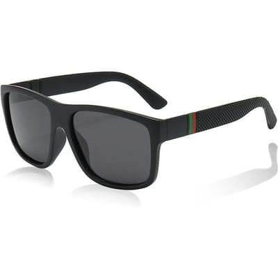 Vierkante Zonnebril Dames Heren Oceaan Kleur Tinten UV Bescherming Mode Rechthoekig Bril Uniseks Zonnebrillen black
