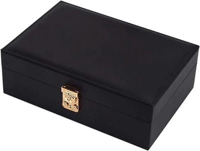 Sieradendoos Organizer - Juwelendoos Opberger - Sieraden Netjes Houden - Stijlvol En Duurzaam - 27x18x9 cm - Wit