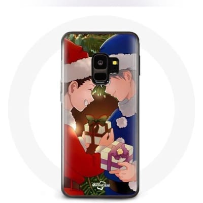 Coque pour Samsung Galaxy S9 Hunter x Hunter Gon Freecss et Killua Zoldyck Christmas Day Anime Manga