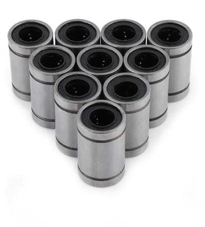 Dailygoods- Lineaire Lagers Hoogwaardige Staal - 8 mm As - Kogel Lagertjes - Set van 10 - Voor 3D Printer - CNC Bewerking