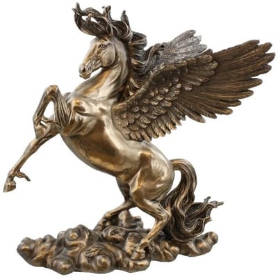 Veronese Design Beeld/figuur - Steigende Pegasus - (hxbxd) ca. 28cm x 25,5cm x 15,5cm