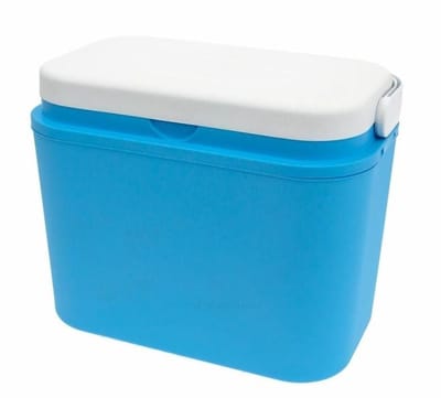 Koelbox - 10 Liter - Exelent - Blauw - 31x18x25.5cm - Compacte koelbox - Coolbox