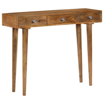 Vidaxl Console Tafel Van Massief Mangohout, 102 X 30 X 79 Cm