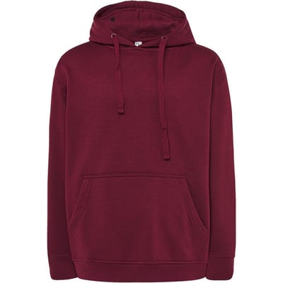 JHK Heren Kangoeroezak Hoodie (Bourgondië)