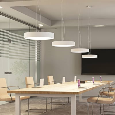 Arcchio LED hanglamp Noabelle, Ø 60 cm, wit, metaal