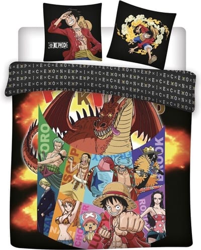 One Piece Dekbedovertrek Punk Polyester