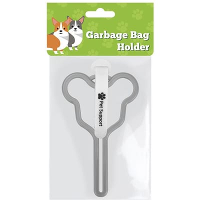 Nouveau Porte-Sac à Excréments pour Animaux Clip Fixe Mains Libres Sacs à Excréments pour Chiens et Chats Nettoyage Promenade Animaux Distributeur de Sacs à Excréments pour Animaux Contemporain gris
