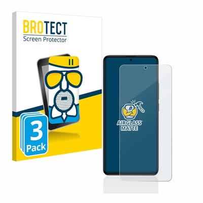 BROTECT - Screenprotector voor Xiaomi Poco F5 Pro - Folie Beschermfolie Beschermglas matte 3 Stuks