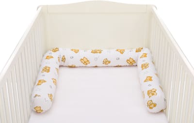 Baby bedomrander - bedbumber - hoofdbeschermer ledikant - 190 cm - Teddy - Fillikid