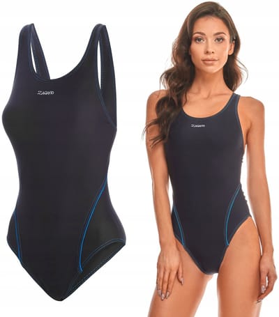 ZAGANO - Badpak dames - Maat 36 - Sneldrogende - Sport zwempak - Strandpak damen
