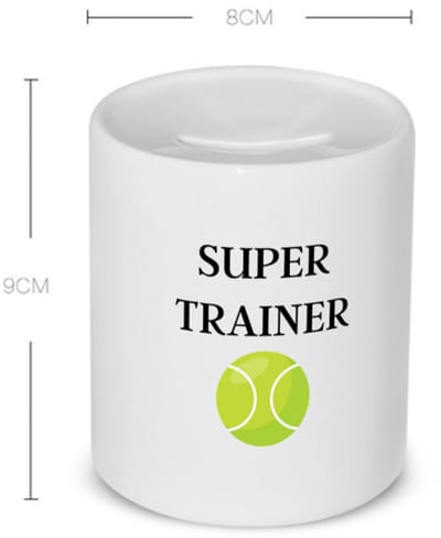 Akyol - tennis met eigen naam Spaarpot - Tennis - tennisser - sport - 350 ML inhoud