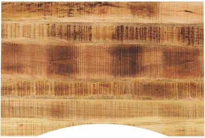 Bureaublad Massief Mangohout - Tafelblad Hout - Bureau Maken - Rustiek Ontwerp - 90x50x25 cm - Natuurlijk Hout