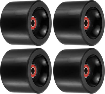 Zachte 78A Longboard Wielen Set met ABEC-9 Lagers - Cruiser en Skateboard Vervanging