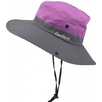 Wijdrandige Wandelhoed Voor Mannen, Zomer Buiten Western Cowboy Stijl, Zonbescherming, Ademend, Sneldrogende Vissers Bucket Hoed Voor Vrouwen