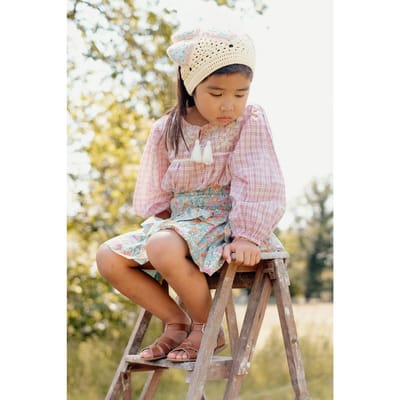 Louise Misha Blouse Vally Fuchsia Tartan Joy Maat: 6M | Overhemden Outlet | Unisex | Roze