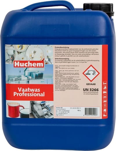 Vaatwasmiddel 10liter Geconcentreerd vloeibaar vaatwasmiddel A1 10 liter (301014205)