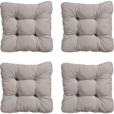 Madison - Zitkussen Florance Panama taupe - Ca. 47x47 cm - Set van 4