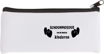 Akyol - schoonmoeder van de leukste kinderen Etui - Schoonmoeder - de leukste schoonmoeder - moeder cadeautjes - moederdag - verjaardag - geschenk - kado - 20 bij 9 cm