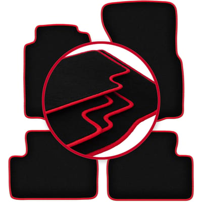 CARLUX-RED automatten voor: Volvo 740 / 760 sedan, stationwagen (1984-1991)