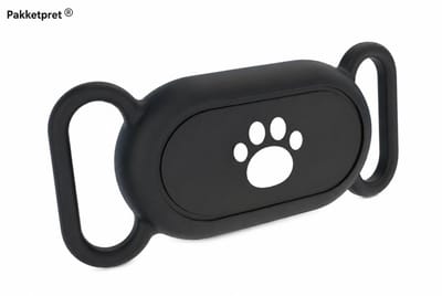 Samsung SmartTag2 Hoesje Hond & Kat – Waterdicht Siliconen Halsband Houder – Anti Verlies – Geschikt voor Alle Halsbanden zwart pakketpret