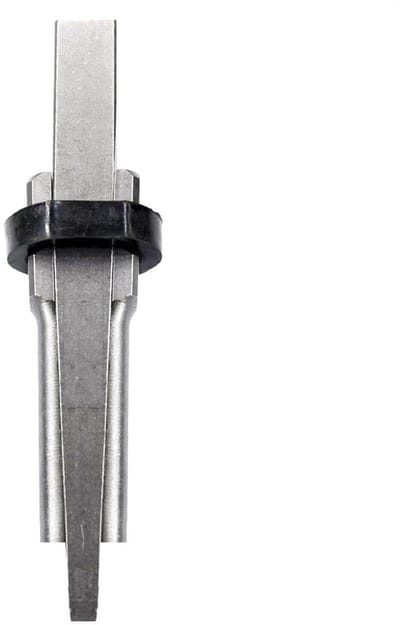 Robuust steengsel – splijtwig van ijzer, 105 x 16 mm, steengrofbeitel, rubberen greep voor betonsplijten, scheidingsgereedschap in