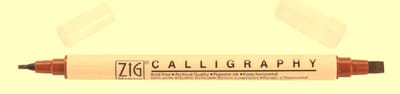 Zig Calligraphy Dual Tip 2mm & 5mm - Spice