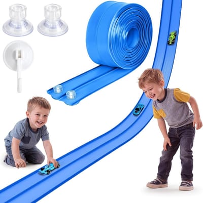 Flexibele Racebaan - Autobaan Spel - Kinderspel Uren - 45 Meter Lengte - 450 cm - Multicolor