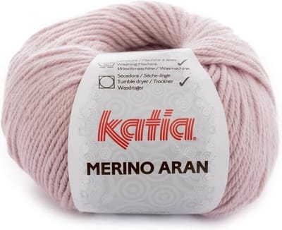 Katia Merino Aran - 53 poederroze - Merinogaren